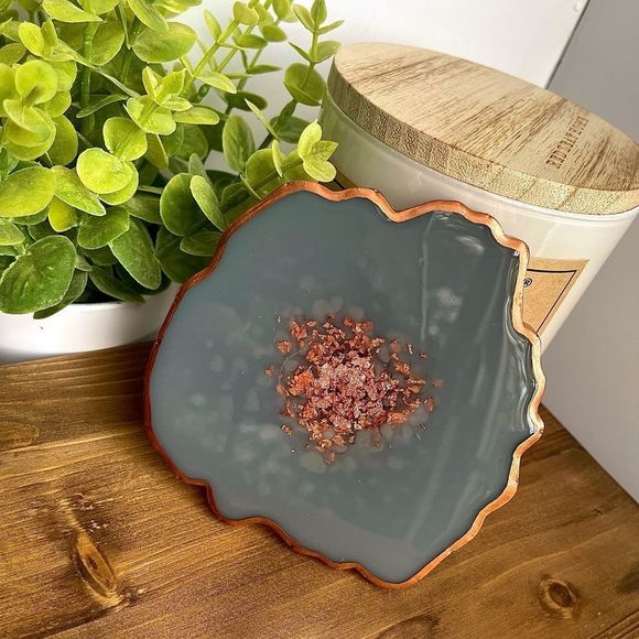 Resin Geode Coasters -- CUSTOM ORDERS ONLY - Picture 4 of 7